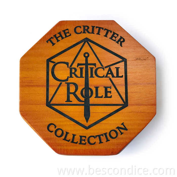 Octagon Handmade Wooden Dice Box Octagon Handmade Wooden Dice Box